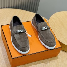 에르메스 남성 마인드 로퍼 슬립온 브라운 H261937ZAX3