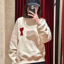 아미 파리스 드 꾀흐 패치 스웨트셔츠 남여공용 H25USW065747  H