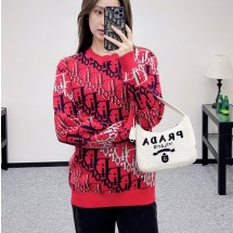 디올 오블리크 울 자카드 니트 스웨터 683m688a2026c385  F