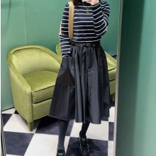 프라다 나일론 서클 스커트 21y023  H