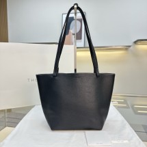 더로우 미디움 파크 토트백 레더 딥 블랙 W1894L129DEOS