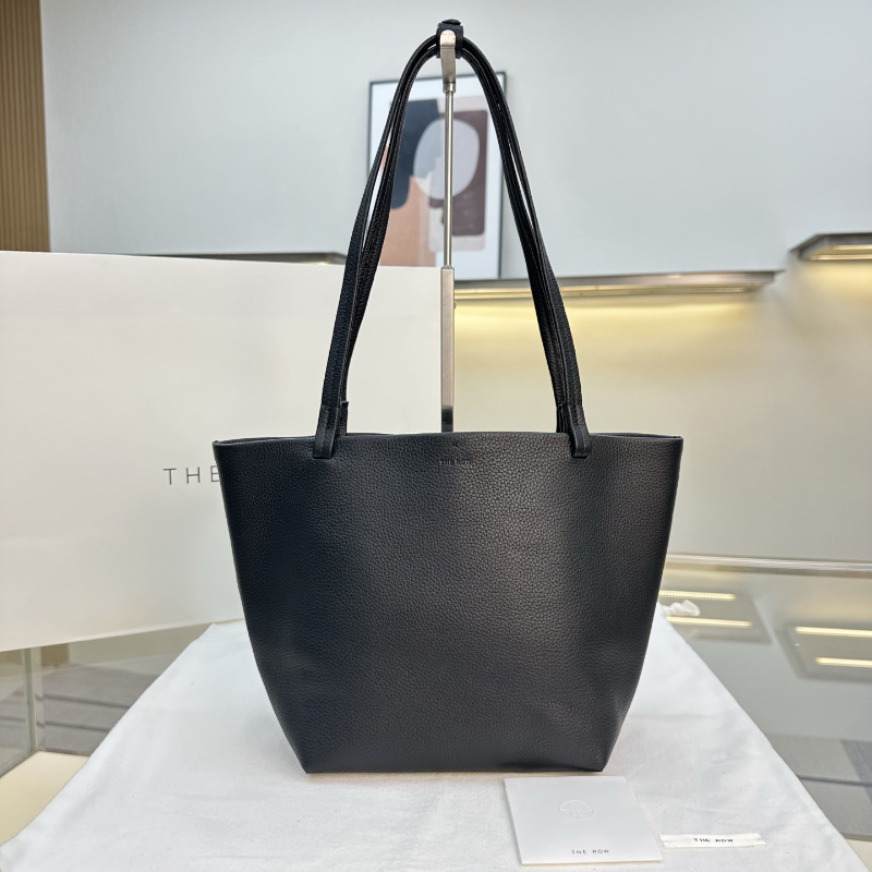 더로우 미디움 파크 토트백 레더 딥 블랙 W1894L129DEOS