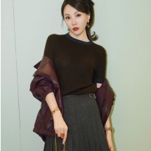 프라다 크루넥 캐시미어 스웨터 UMF193  H