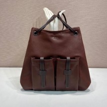 프라다 루트 라지 가죽 백 1BC293