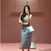 펜디 FF로고 패턴 롱 원피스 FZDD38/AUHWF1SB5  H