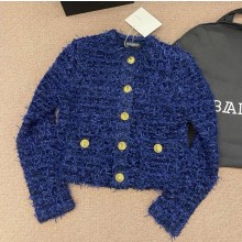 발망 FW24 트위드 사자머리 패드 숏코트 2컬러  H