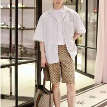 구찌 GG로고 멀티컬러 자카드 남성 반바지 814728ZAS81  H