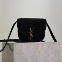 생로랑 카이아 스몰 사첼백  크로스백 블랙 619740