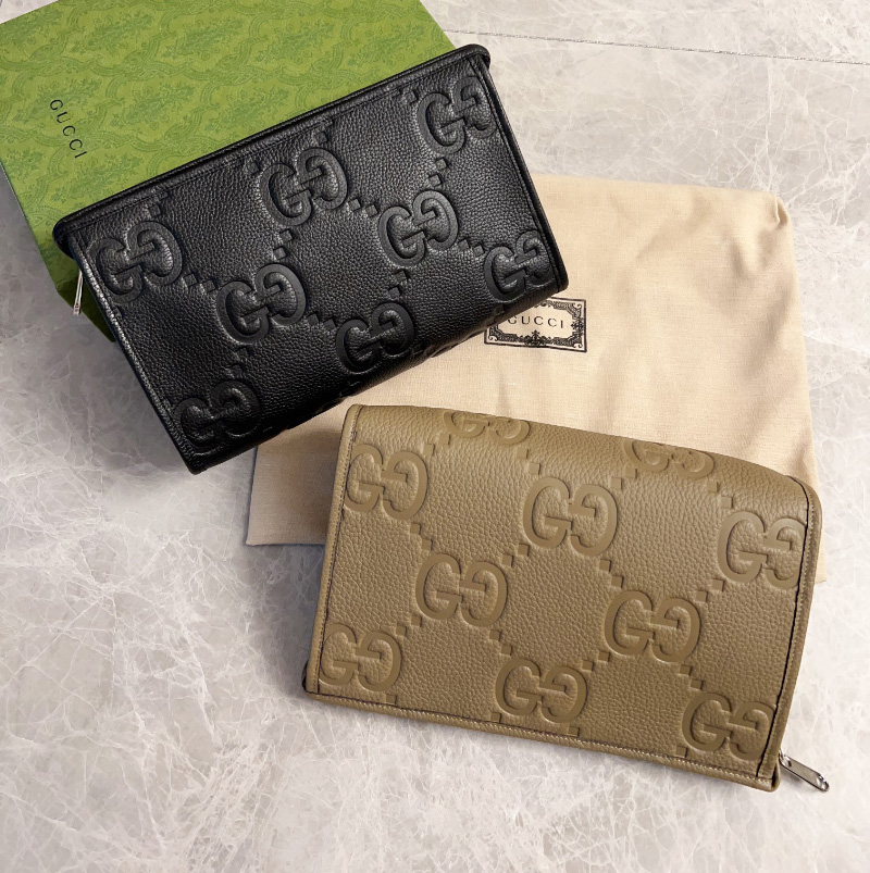 구찌 점보 GG 로고 클러치 공용 2컬러 739490