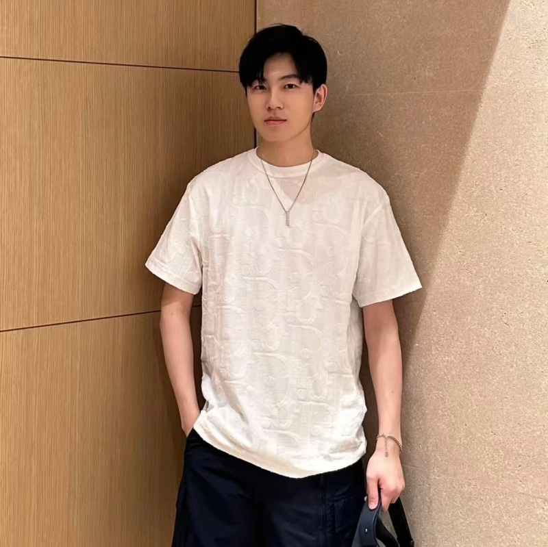 디올 오블리크 캐주얼 핏 반팔티 2컬러 593J696U3012  H