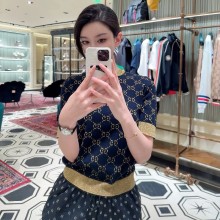 구찌 GG 모티프 라메 탑 526759X9W83  H