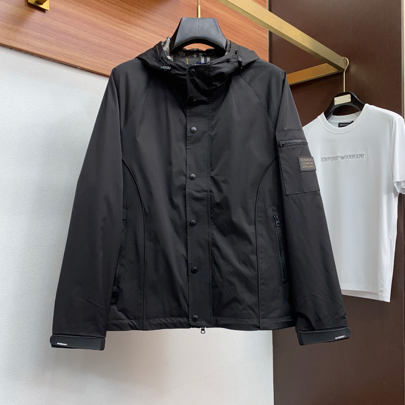 버버리 고품질 남성 바람막이 자켓 27 C