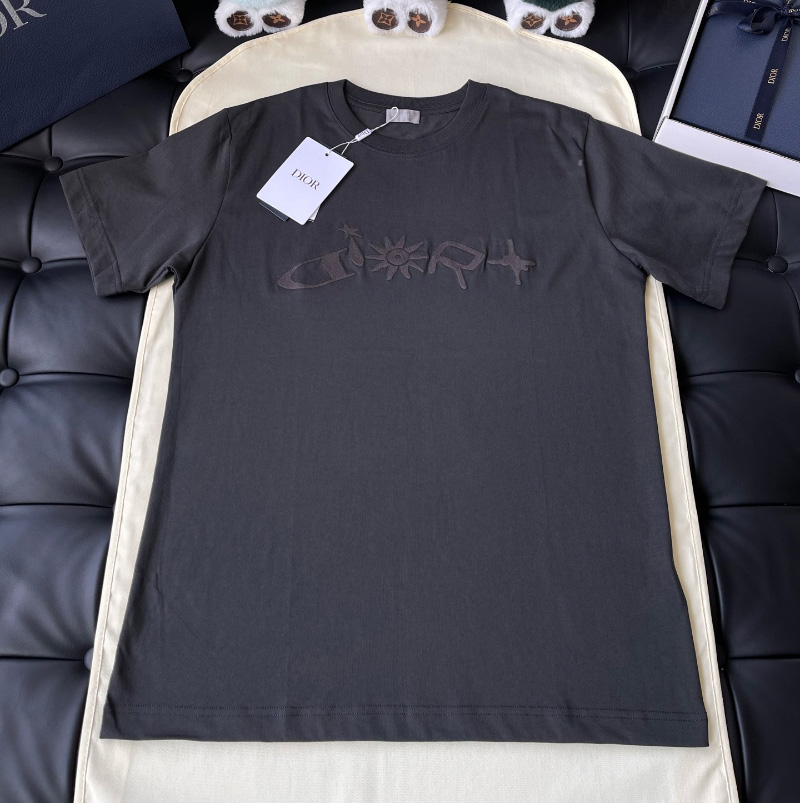 디올 릴랙스핏 2컬러 티셔츠 593J696W0554  D