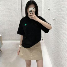 디올 Dior Clover 자수 티셔츠 레귤러 핏 683J614A3036  D