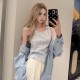프라다 플로랄 프린트 탱크탑 39659C  D