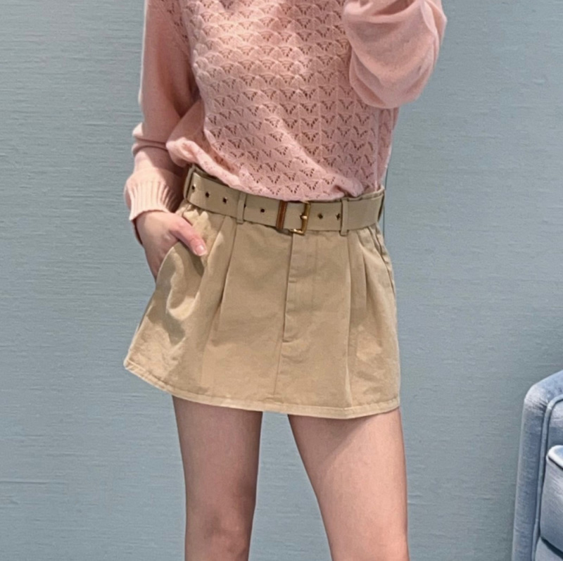 미우미우 올드 가바딘 미니스커트 MG2637  H