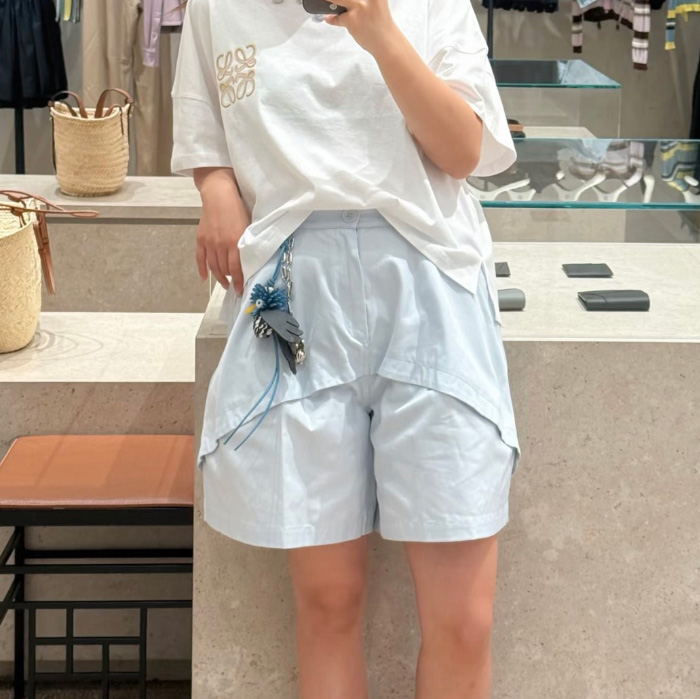 로에베 LOEWE 코튼 반바지 여성 S616Y1AX22  H