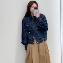 셀린느 여성 루즈핏 데님 청셔츠 RV15Z2N67  H