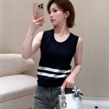 디올 마리니에르 피티드 스웨터 베스트 644T07A2A87  H