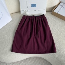 프라다 팝린 스커트 P197Z 187P  H