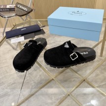 프라다 스웨이드 뮬 남여공용 2S3003  JM