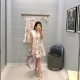 디올리비에라 플레어 쇼트 원피스 화이트 641D39A3221  H