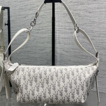 디올 오블리크 자카드 라떼와 그레이 M2416PTZQ