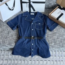 셀린느 그란데비타 여성 DENIM 숏드레스 원피스 RR0MB2N67GGG3  H