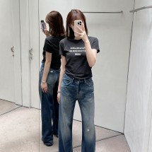 아크네 스튜디오 26SS 여성 1996 로고 반팔티 2컬러 CL0395  Y