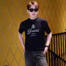 구찌 로고 인타르시아 니트 티셔츠 851828XKFC8  Y