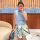 펜디 멀티 스트라이프 쇼츠 여성 반바지  FAB415AWJ6F0ZA0  Y