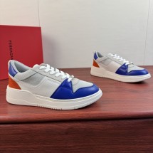 페레가모 로우탑 스니커즈 블루 769615