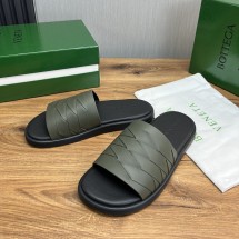 보테가베네타 심플 컴포트 일자 슬리퍼 카키