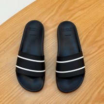 브루넬로 쿠치넬리 남성 샌들 슬리퍼 블랙 화이트  MZUPOSR