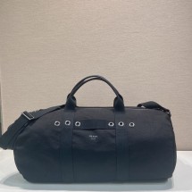 프라다 캔버스 더플백 블랙 2VC056