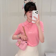 구찌 니트 자수 있는 울 폴로 셔츠 867226XKFHS5037  H