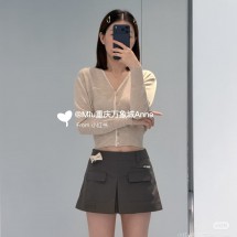 미우미우 스웨터 캐시미어 가디건  MMF02J  H
