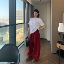 생로랑 로고 프린트 반팔 티셔츠 464572YB2DQ9000  H