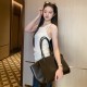 생로랑 로고 코튼 탱크 탑 823603Y37EC9469  H