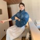 프라다 데님 블루종 여성 자켓 GFB337  H