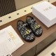 디올 오블리크 마이디올 샌들 자카드 블랙  KCO591OLF