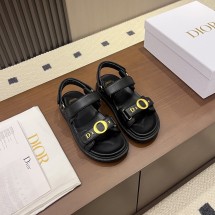 디올 마이디올 샌들 램스킨 블랙 KCO590LAB