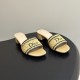 디올 리비에라 우븐 힐 슬라이드 슬리퍼 3.5CM 베이지 KCO702REF