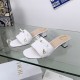 디올 까나쥬 힐 뮬 퀼티드 까나쥬 램스킨 3.5CM 화이트 KCO546CQL