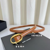 생로랑 여성 브라운 1.5CM 벨트 3컬러 756409