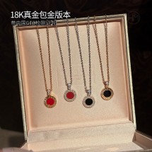 불가리 오닉스 목걸이 네크리스 18K포금 41-43CM 4컬러 350554