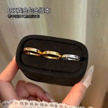 까르띠에 웨딩 밴드 플래티넘 18K포금 반지  3mm 3컬러 B4051300