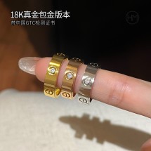 까르띠에 LOVE 러브 링 18k포금 반지 5.5mm 3컬러 B4032400