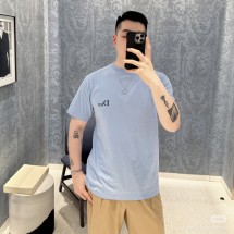 디올 26SS 캐주얼 자수 코튼 반팔 남성 티셔츠 3컬러 683J606A3282  Y