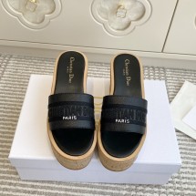 디올 디 웨이 플랫폼 슬라이드 슬리퍼 뮬 굽8CM 2컬러 KCO425CEY  JM
